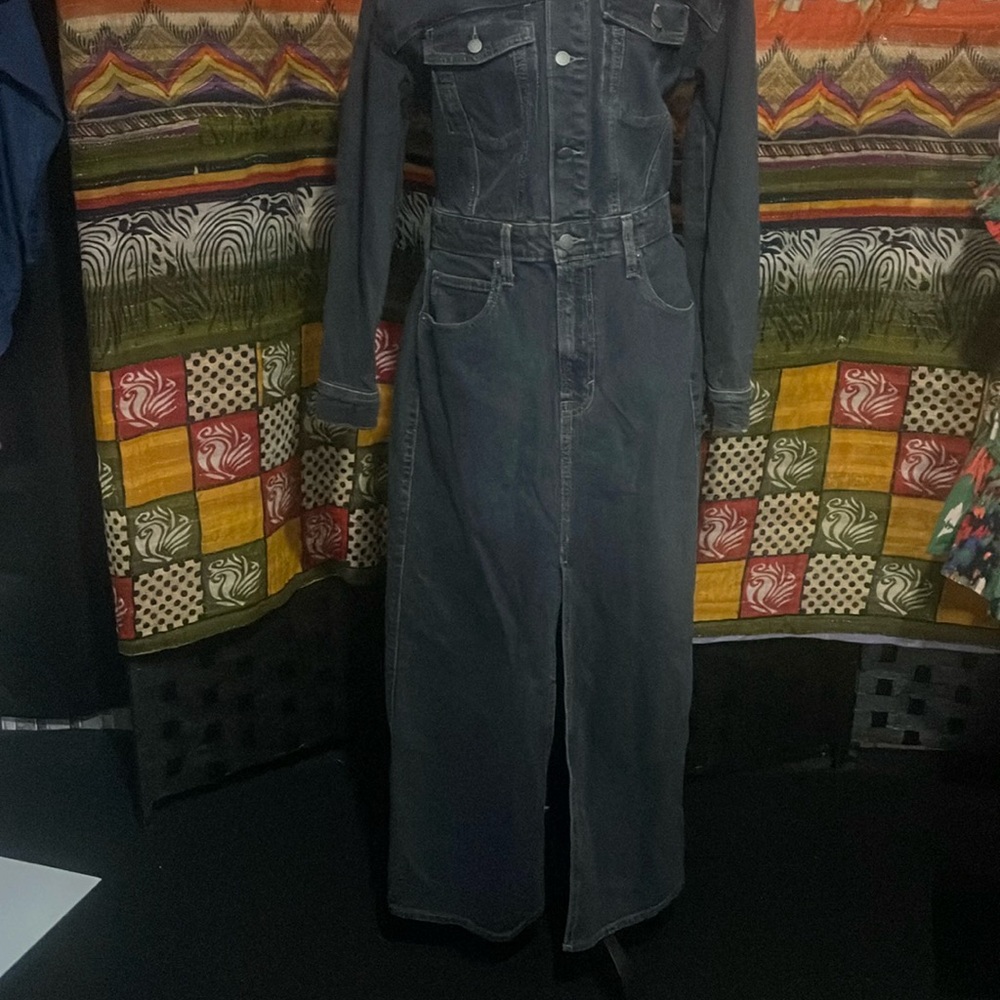 NWT Universal Thread Denim Maxi Dress